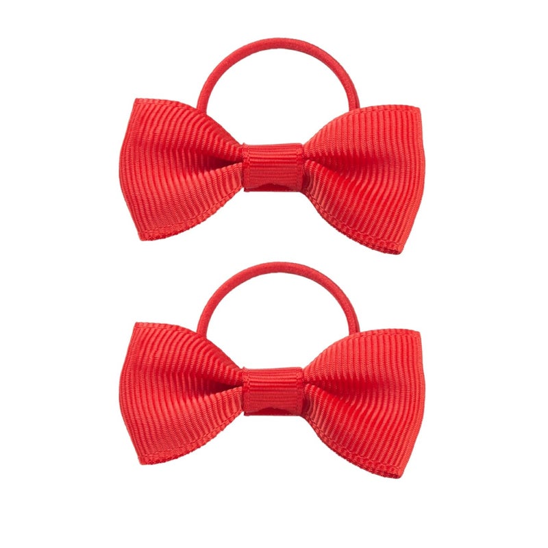 Moonstone 40PCS 2 Inches Mini Tiny Elastic Grosgrain Ribbon Hair Accessories for Girls Kids Toddlers - Image 3